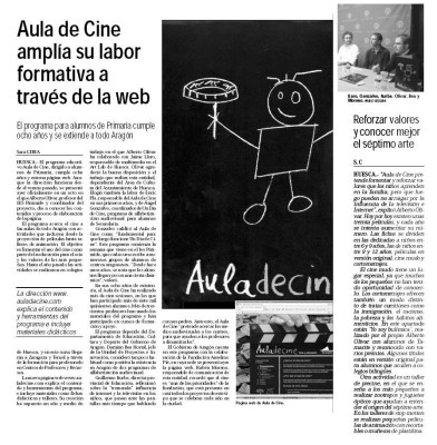8 años de aula de cine y presentacion de la web
